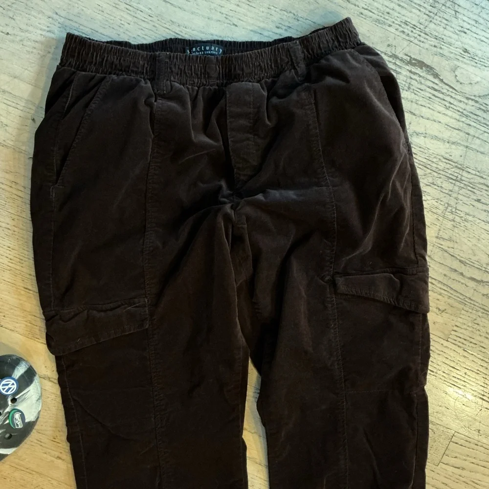 Sanctuary XL Brown Cargo Pants Corduroy. - Picture 9 of 9